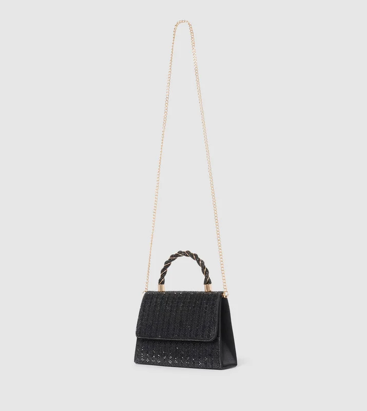 forever new  SELINA Signature Embellished Mini Top Handle Bag for Women | Best Price UAE